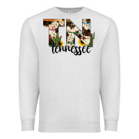 Oatmeal Heather tenesse state cowhide serape cactus Premium Sweatshirt - RanaPortraitStore