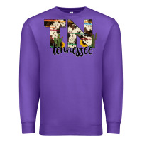 Purple tenesse state cowhide serape cactus Premium Sweatshirt - RanaPortraitStore