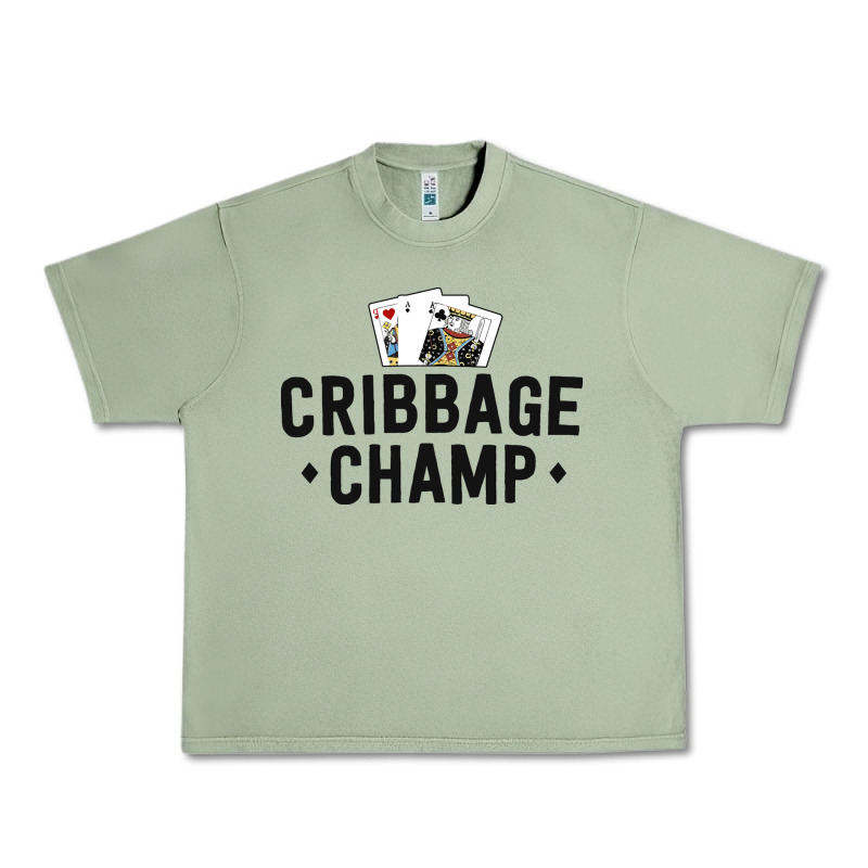 Funny Cribbage Shirt For Men Cribbage Champ Tournament Urban Heavy Tee by linhVisuals | Teevron