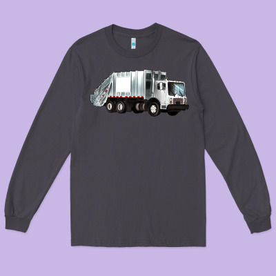 Garbage Truck Long Sleeve Tee Designed By Artiststas