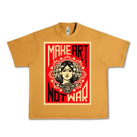 Peanut Butter make art no war Urban Heavy Tee - linhVisuals