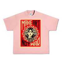 Salmon make art no war Urban Heavy Tee - linhVisuals