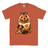 Copper Halloween Jack O Lantern Bobba Cup Classic Tee - FaDigitalArtStudio