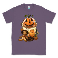 Lavender Halloween Jack O Lantern Bobba Cup Classic Tee - FaDigitalArtStudio