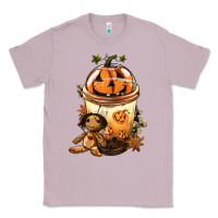Lilac Halloween Jack O Lantern Bobba Cup Classic Tee - FaDigitalArtStudio