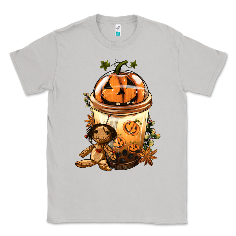 Halloween Jack O Lantern Bobba Cup Classic Tee by FaDigitalArtStudio | Teevron