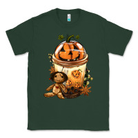 Sports Green Halloween Jack O Lantern Bobba Cup Classic Tee - FaDigitalArtStudio