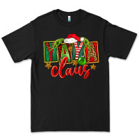 Black Christmas Yaya Claus Premium Tee - FaDigitalArtStudio