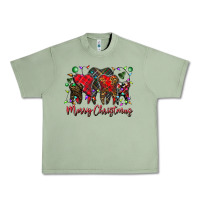 Oil Green merry Christmas teeth Urban Heavy Tee - CowhideDigitalArt