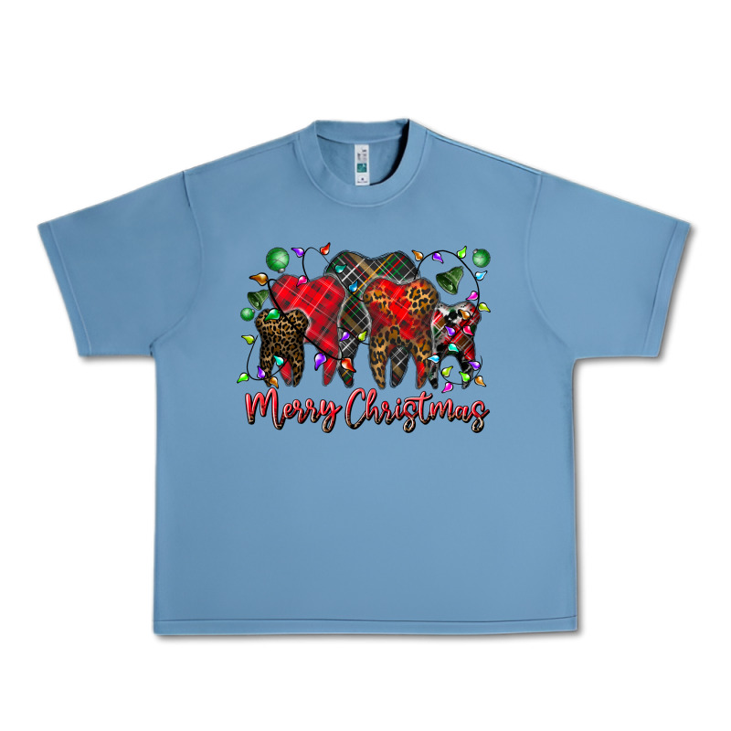 Merry Christmas Teeth Urban Heavy Tee by CowhideDigitalArt | Teevron