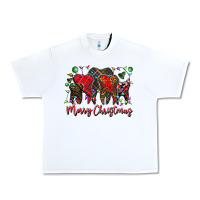 White merry Christmas teeth Urban Heavy Tee - CowhideDigitalArt