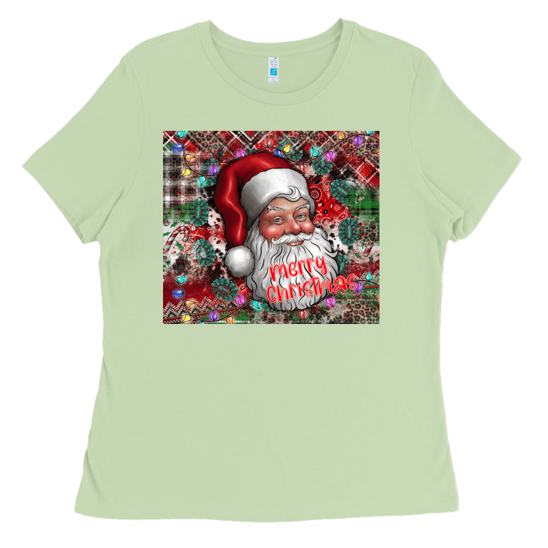 Merry Christmas Ladies Tee by CowhideDigitalArt | Teevron