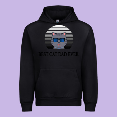 Best Cat Dad Ever Urban Hoodie Designed By Bettercallsaul