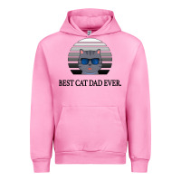 Fuchsia Pink Best Cat Dad Ever Urban Hoodie - Bettercallsaul