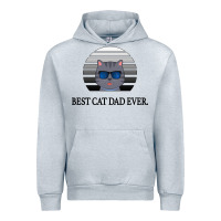 Heather Grey Best Cat Dad Ever Urban Hoodie - Bettercallsaul