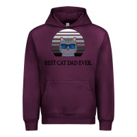 Mauve Wine Best Cat Dad Ever Urban Hoodie - Bettercallsaul