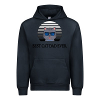 Navy Best Cat Dad Ever Urban Hoodie - Bettercallsaul