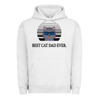 Pigment Lunar Rock Best Cat Dad Ever Urban Hoodie - Bettercallsaul