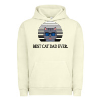 Pigment Pistachio Best Cat Dad Ever Urban Hoodie - Bettercallsaul