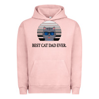 Pigment Salmon Best Cat Dad Ever Urban Hoodie - Bettercallsaul