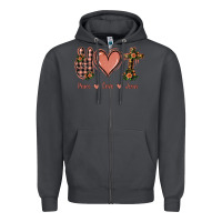 Smoke Peace Love Jesus Zipper Hoodie - Jasminsmagicworld