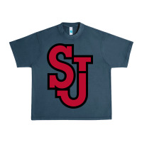 Midnight Navy the st. john's red storm Urban Heavy Tee - linhVisuals