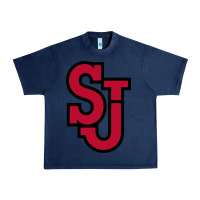 Navy the st. john's red storm Urban Heavy Tee - linhVisuals