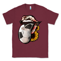 Burgundy Soccer Tongue Classic Tee - Jasminsmagicworld