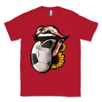 Red Soccer Tongue Classic Tee - Jasminsmagicworld