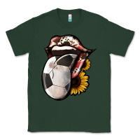 Sports Green Soccer Tongue Classic Tee - Jasminsmagicworld