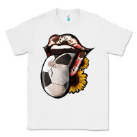 White Soccer Tongue Classic Tee - Jasminsmagicworld