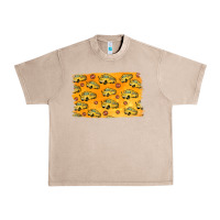 French Oak School Bus Pattern Urban Heavy Tee - Jasminsmagicworld