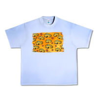 Grape Ice School Bus Pattern Urban Heavy Tee - Jasminsmagicworld