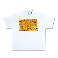 White School Bus Pattern Urban Heavy Tee - Jasminsmagicworld
