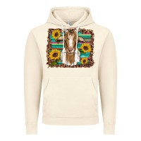 Vintage Artic goat daisy sunflowers leopard serape glitter Vintage Hoodie - Artiststas