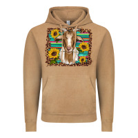 Vintage Camel goat daisy sunflowers leopard serape glitter Vintage Hoodie - Artiststas