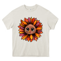 Cream turkey sunflower bbs Heavy Core Tee - BundleAndBundleShop
