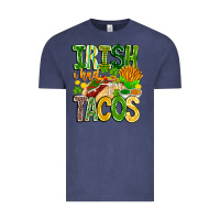 Vintage Denim Irish i Had Tacos Vintage Tee - CowhideDigitalArt