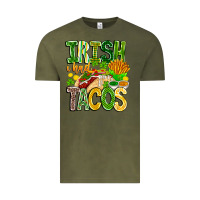 Vintage Olive Irish i Had Tacos Vintage Tee - CowhideDigitalArt