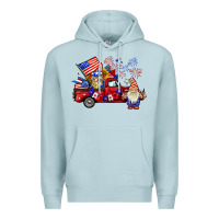 Blue Mist american gnomies truck Premium Hoodie - BarkalooDesign