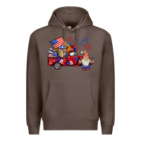 Coffee american gnomies truck Premium Hoodie - BarkalooDesign