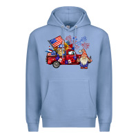 Colony Blue american gnomies truck Premium Hoodie - BarkalooDesign