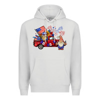 Dove Grey american gnomies truck Premium Hoodie - BarkalooDesign