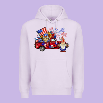 American Gnomies Truck Premium Hoodie Designed By Barkaloodesign