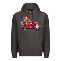 Smoke american gnomies truck Premium Hoodie - BarkalooDesign