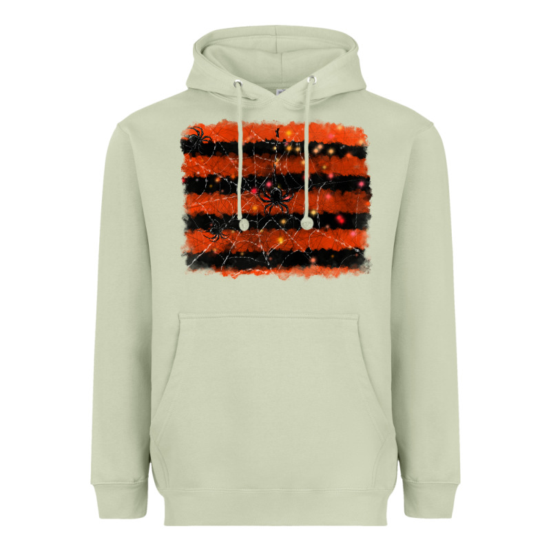 Halloween Spider Backround Heavyweight Hoodie by RanaPortraitStore | Teevron