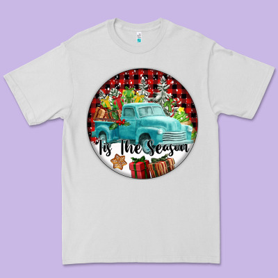 Tis The Season Truck Premium Tee Designed By Fadigitalartstudio