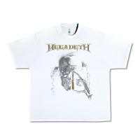 White Sidoel Rock Shop Urban Heavy Tee - linhVisuals
