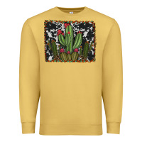 Antique Gold aztec cowhide cacti Premium Sweatshirt - RanaPortraitStore