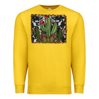 Lemon aztec cowhide cacti Premium Sweatshirt - RanaPortraitStore